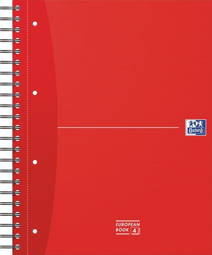 Oxford Office Essentials European Book, 240 bladzijden, ft A4+, geruit, geassorteerde kleuren-2
