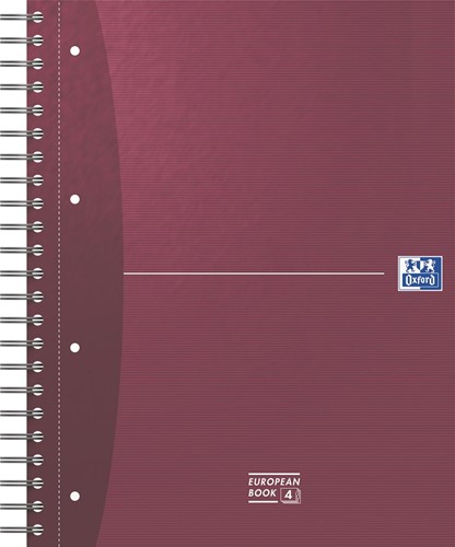 Oxford Office Essentials European Book, 240 bladzijden, ft A4+, geruit, geassorteerde kleuren-3