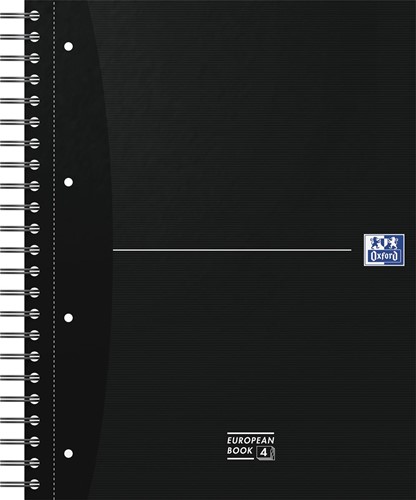 Oxford Office Essentials European Book, 240 bladzijden, ft A4+, geruit, geassorteerde kleuren-2