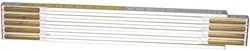 Stanley duimstok vouwmeter, 15 mm x 2 m, wit/geel