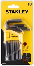 Stanley stiftsleutelset 1,5-10 mm, set van 10 stuks
