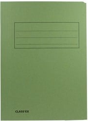 Class'ex dossiermap, 3 kleppen ft 23,7 x 34,7 cm (voor ft folio), groen