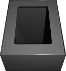 V-Part top voor modulaire afvalbak 60 l, donkergrijs