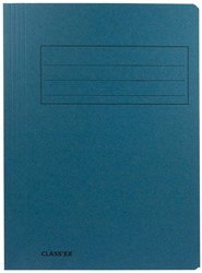 Class'ex dossiermap, 3 kleppen ft 23,7 x 32 cm (voor ft A4), blauw