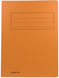 Class'ex dossiermap, 3 kleppen ft 23,7 x 32 cm (voor ft A4), oranje