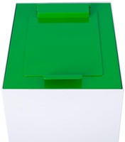 V-Part top met klep voor modulaire afvalbak 60 l, groen-3