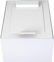 V-Part top met klep voor modulaire afvalbak 60 l, wit-3