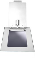 V-Part top met klep voor modulaire afvalbak 60 l, wit