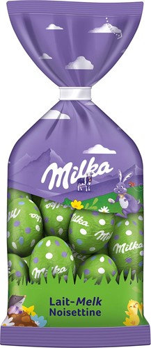 Milka paaseitjes, 100 g, melk hazelnoot