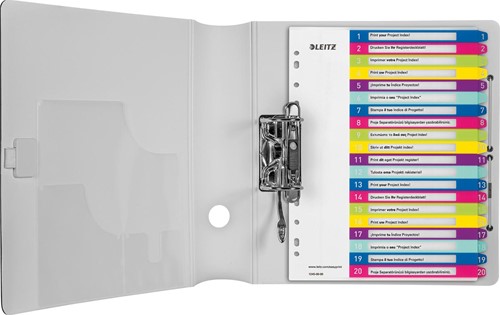 Leitz WOW printbare index, 20 tabs-2