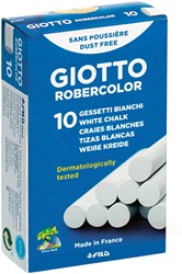 Schoolbordkrijt Giotto doos à 10 stuks wit