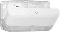 Toiletpapierdispenser Tork T2 Elevation jumbo klein duo wit 555500-3