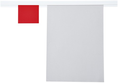 Wandlijst MAUL Express papierrail 50cm zelfklevend wit-2