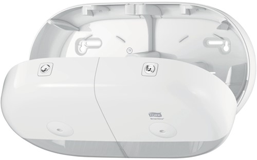 Toiletpapierdispenser Tork T9 Elevation SmartOne klein duo wit 682000-1