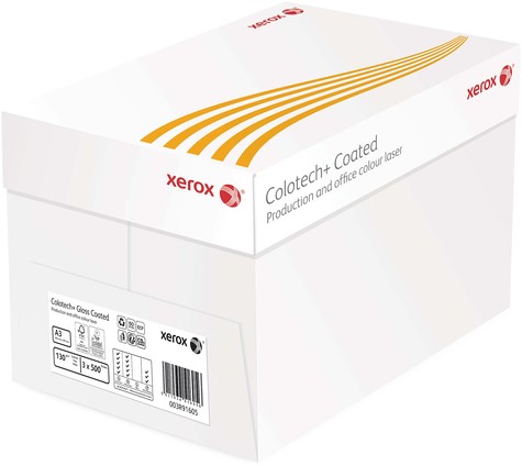 Laserpapier Xerox Colotech+ glossy coated A3 200gr wit 250 vel-3