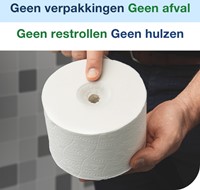 Toiletpapierdispenser Tork T7 Elevation OptiServe Coreless medium verticaal duo wit 558040-1