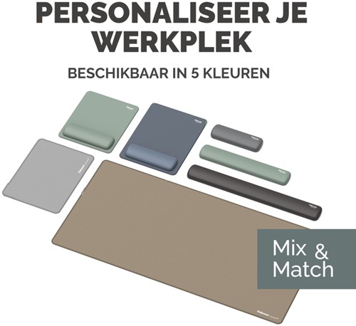 Muismat met polssteun Fellowes Breyta XL zand-6