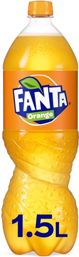 Fanta Orange frisdrank, fles van 1,5 l, pak van 6 stuks