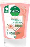 Dettol no touch handzeep Nourish, rozenwater en sheaboter, navulling van 250 ml