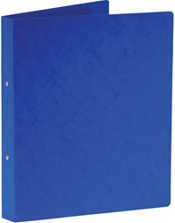 Bronyl ringmap, voor ft A4, uit glanskarton, 2 ringen van 25 mm, blauw