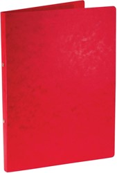 Bronyl ringmap, voor ft A4, uit glanskarton, 2 ringen van 16 mm, rood