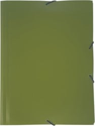 Bronyl elastomap Nature ft A5, uit PP, kaki groen