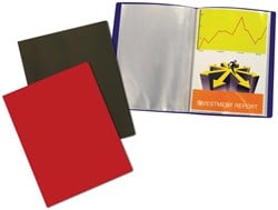 Beautone showalbum, A4, 40 tassen, in geassorteerde kleuren