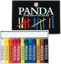 Talens Panda oliepastel, doos van 12 pastels