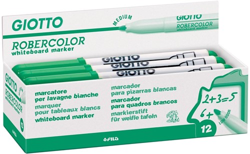 Giotto Robercolor whiteboardmarker, medium, ronde punt, groen