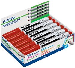 Giotto Robercolor whiteboardmarker maxi, schuine punt, rood