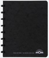 Atoma meetingbook, ft A5, zwart, geruit 5mm