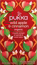 Pukka thee bio, Wild Apple - Cinnamon, pak van 20 stuks