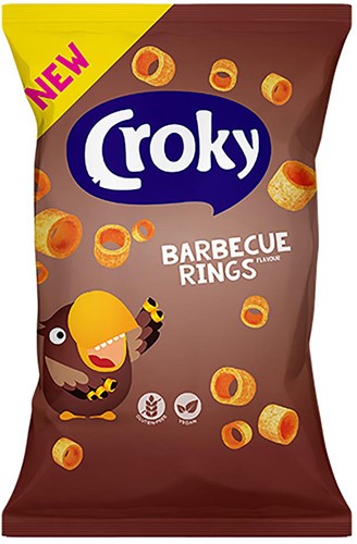 Croky rings barbecue, zakje van 75 g