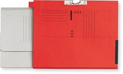 Arnato verzamelmap met 1 soufflet en tabrand, ft A4, rood, doos van 100 stuks
