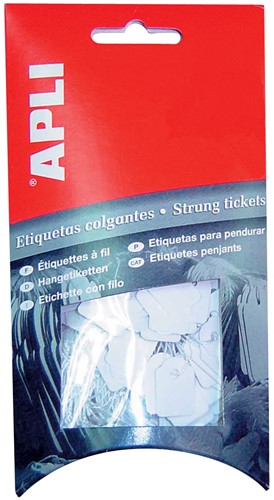 Apli draadetiketten ft 13 x 20 mm (b x h) (7008), etui van 200 stuks