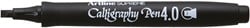 Artline marker Supreme Calligraphy Pen, 4,0 mm, zwart