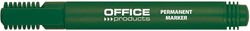 OFFICE products permanent marker 1-3 mm, rond, groen