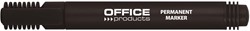 OFFICE products permanent marker 1-3 mm, rond, zwart