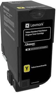Lexmark Return Program toner CS72x, 7.000 pagina's, OEM 74C2SY0, geel