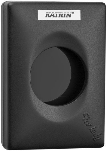 Damesverbandzakdispenser Katrin zwart 92247-1