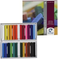 Van Gogh droge pastels, doos met 24 pastels