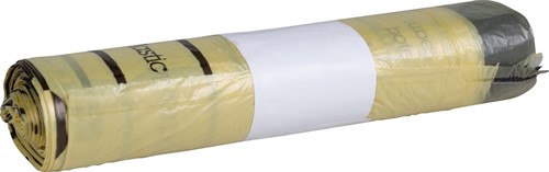 Vuilniszak met trekbandsluiting, PMD, 15 micron, 60 liter, rol van 10 stuks