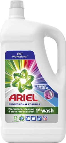 Ariel Professional Formula Colour Protect wasmiddel, fles van 4,95 liter, 110 wasbeurten