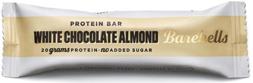 Barebells reep Original White Chocolate Almond, 55 g, pak van 12 stuks