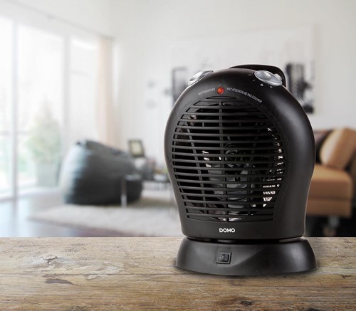 Domo warmeluchtblazer IP21, zwart-3