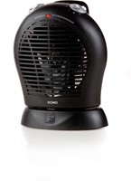 Domo warmeluchtblazer IP21, zwart