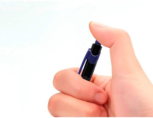 Q-CONNECT balpen Lambda, 0,7 mm, medium punt, blauw-3