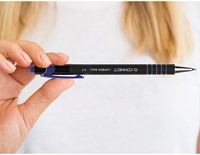 Q-CONNECT balpen Lambda, 0,7 mm, medium punt, blauw-2