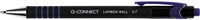 Q-CONNECT balpen Lambda, 0,7 mm, medium punt, blauw-2
