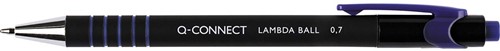 Q-CONNECT balpen Lambda, 0,7 mm, medium punt, blauw-2